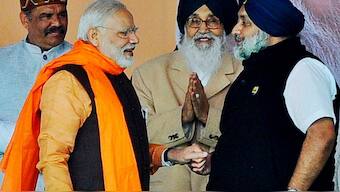 In 2020, SAD broke away from the alliance with BJP over the passing of farm laws. PTI file