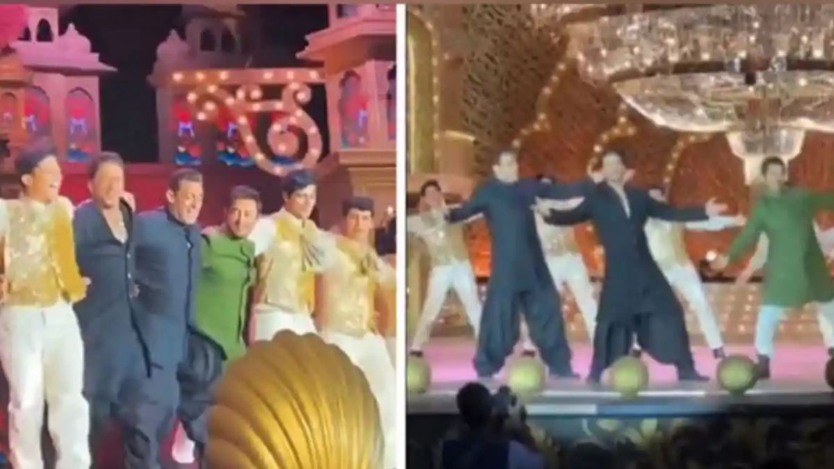 WATCH: Shah Rukh Khan, Salman Khan, Aamir Khan dance on 'Naatu Naatu' at Anant Ambani-Radhika Merchant's pre-wedding festivities WATCH: Shah Rukh Khan, Salman Khan, Aamir Khan dance on 'Naatu Naatu' at Anant Ambani-Radhika Merchant's pre-wedding festivities