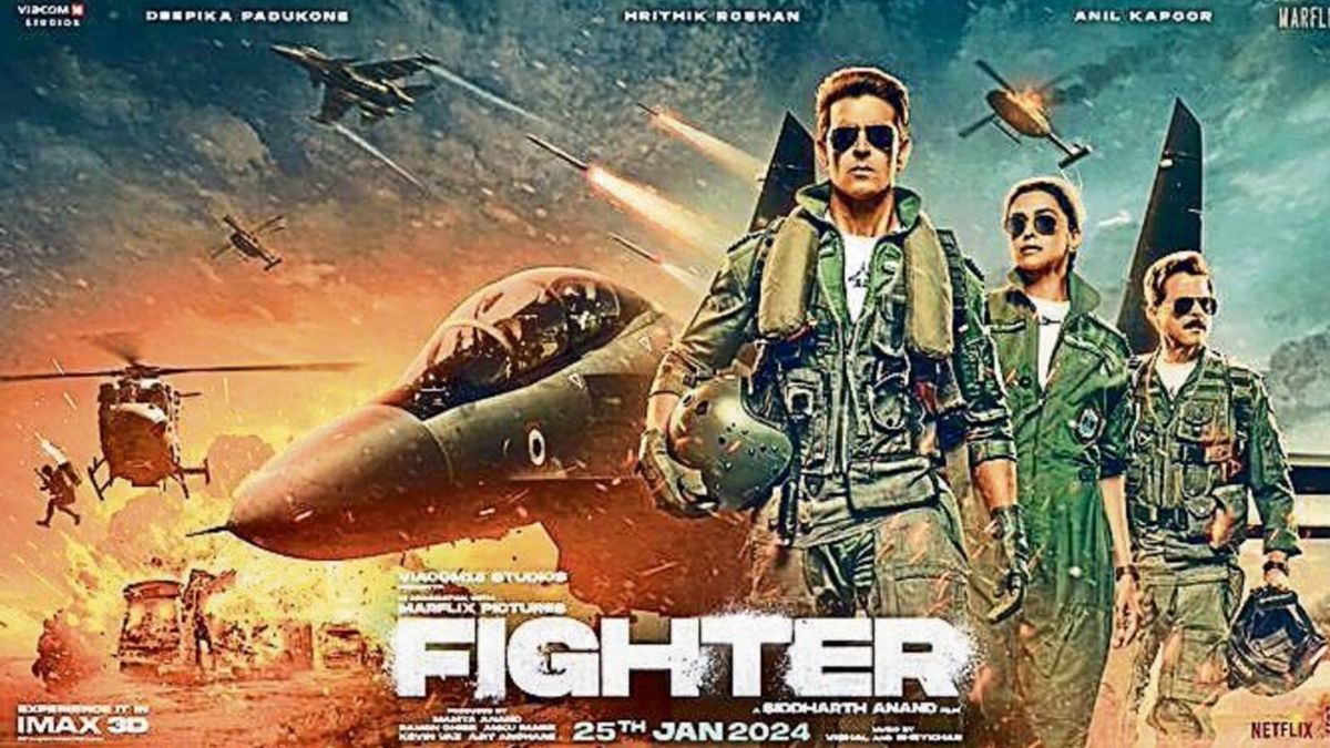 Hrithik Roshan & Deepika Padukone's 'Fighter' takes a flying start on Netflix, netizens react Hrithik Roshan & Deepika Padukone's 'Fighter' takes a flying start on Netflix, netizens react