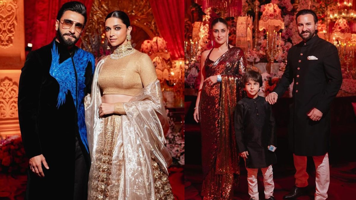 Anant Ambani-Radhika Merchant's Pre-Wedding Festivities: Saif Ali Khan-Kareena Kapoor, Ranveer Singh-Deepika Padukone exude royalty for the 'Desi Romance' theme Anant Ambani-Radhika Merchant's Pre-Wedding Festivities: Saif Ali Khan-Kareena Kapoor, Ranveer Singh-Deepika Padukone exude royalty for the 'Desi Romance' theme