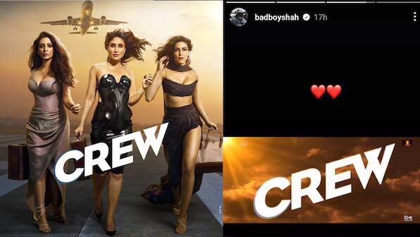 Crew: Singer Badshah drops teaser of his collaboration with Diljit Dosanjh from Kareena Kapoor, Tabu, Kriti Sanon's comedy