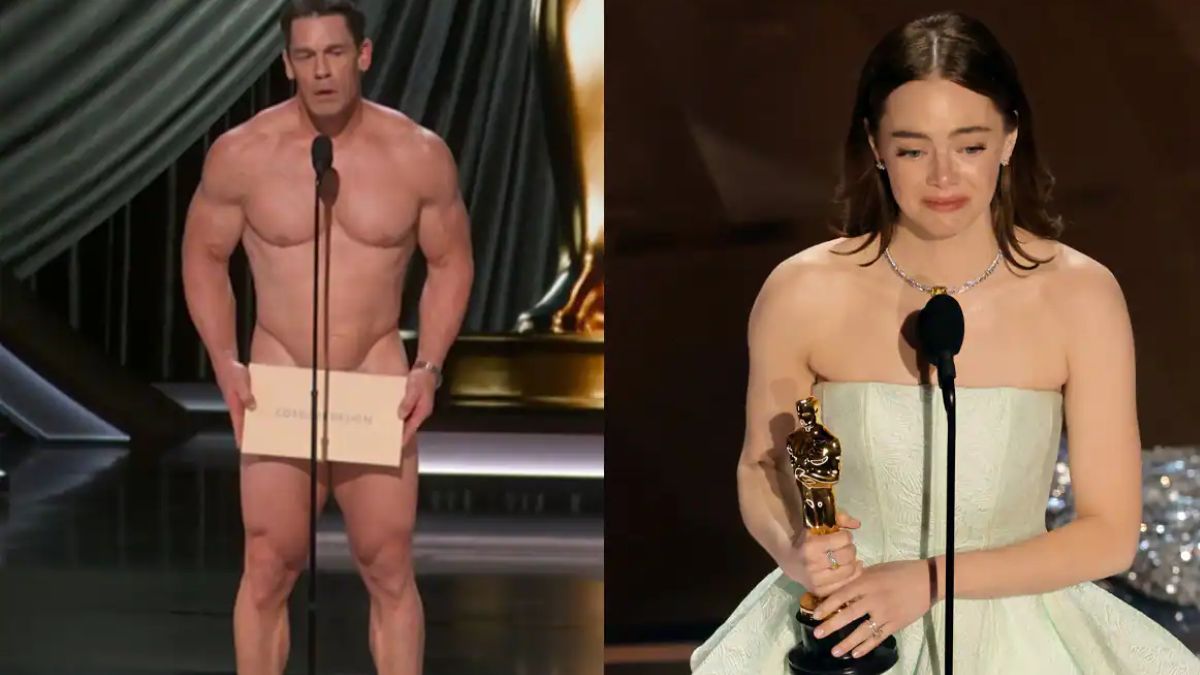 Oscars 2024: John Cena's naked entry to Ryan-Emily settling 'Barbenheimer' beef; the viral moments from 96th Academy Awards Oscars 2024: John Cena's naked entry to Ryan-Emily settling 'Barbenheimer' beef; the viral moments from 96th Academy Awards