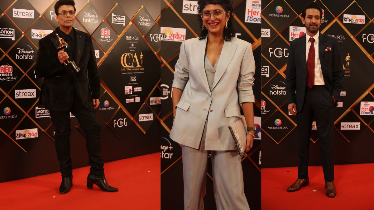 Critics Choice Awards: Karan Johar, Vikrant Massey, Kiran Rao shine bright at the 6th edition of the ceremony Critics Choice Awards: Karan Johar, Vikrant Massey, Kiran Rao shine bright at the 6th edition of the ceremony