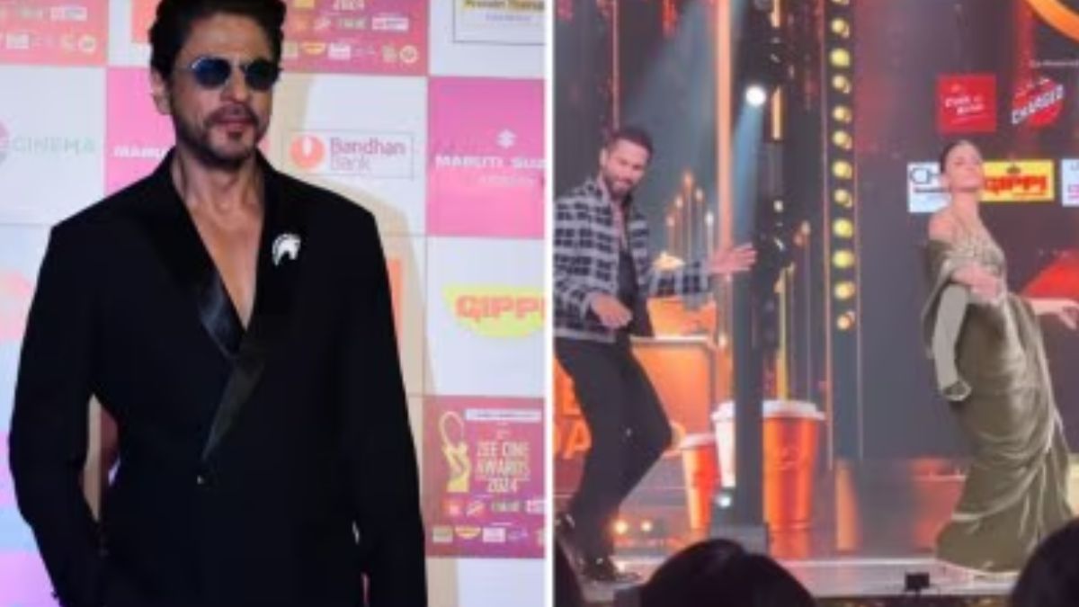 Shahid Kapoor, Alia Bhatt dance to 'Dholida' at Zee Cine Awards; Shah Rukh Khan delivers electrifying performance Shahid Kapoor, Alia Bhatt dance to 'Dholida' at Zee Cine Awards; Shah Rukh Khan delivers electrifying performance