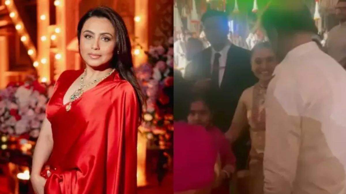 Rani Mukerji introduces daughter Adira to Rajinikanth at Ambani bash, fans call her 'mom's replica' Rani Mukerji introduces daughter Adira to Rajinikanth at Ambani bash, fans call her 'mom's replica'