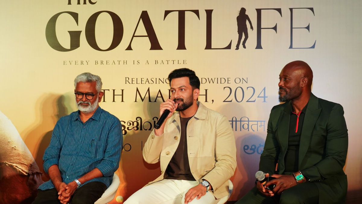 Prithviraj Sukumaran's 'The Goat Life' Team Delves Deep Into The Film and its Making at the Mumbai Press Conference Prithviraj Sukumaran's 'The Goat Life' Team Delves Deep Into The Film and its Making at the Mumbai Press Conference