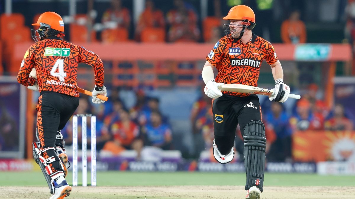 Travis Head and Abhishek Sharma firged 68 runs for the second wicket against MI. Sportzpics Travis Head and Abhishek Sharma firged 68 runs for the second wicket against MI. Sportzpics