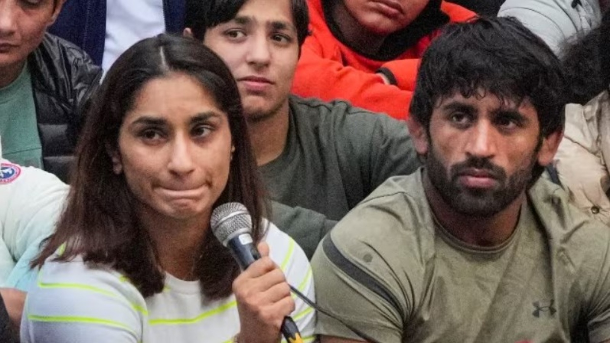 The wrestlers' protest against then WFI chief Brij Bhushan Sharan Singh began in January 2023. PTI image  The wrestlers' protest against then WFI chief Brij Bhushan Sharan Singh began in January 2023. PTI image