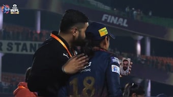 Virat Kohli made a video call to RCB players after they won the WPL 2024 title. BCCI image