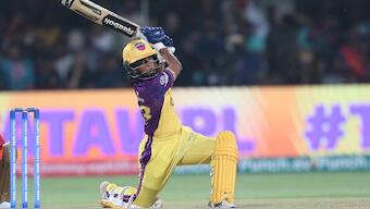 Vrinda Dinesh of UP Warriorz injured herself during a match against Mumbai Indians. BCCI image