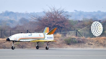 ISRO's Pushpak Viman, the country's first Reusable Launch Vehicle. The Pushpak was developed with a budget of just Rs 100 crore. Image Credit: ISRO