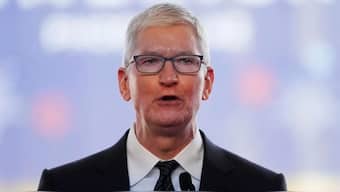 Apple CEO Tim Cook is under pressure to come up with a plan for bringing generative AI to its consumer devices and services. Image Credit: Reuters