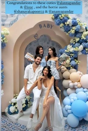 alanna panday bridal shower dress Alanna Panday | Had the cutest Baby Shower with our family & friends  yesterday 