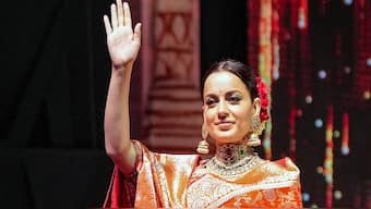 Bollywood actor Kangana Ranaut will fight the upcoming Lok Sabha election on a BJP ticket from Himachal's Mandi. Objectional comments against her by Congress leaders have triggered a row. File photo/PTI