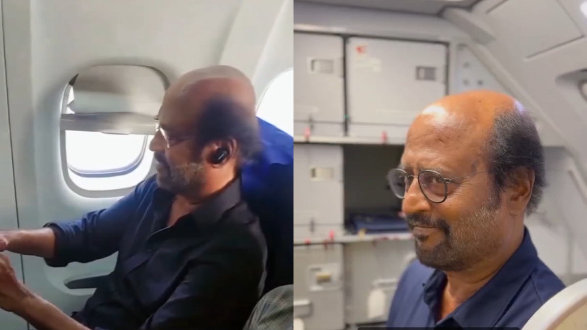 Superstar Rajinikanth ditches first-class flight to travel in economy, fans can’t keep calm Superstar Rajinikanth ditches first-class flight to travel in economy, fans can’t keep calm