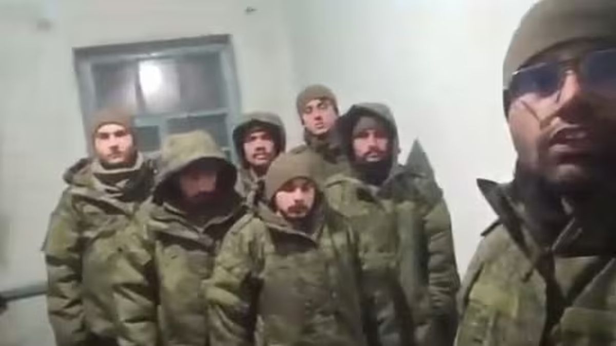 Seven Indians -- Indians have been identified as Gagandeep Singh (24), Lovepreet Singh (24), Narain Singh (22), Gurpreet Singh (21), Gurpreet Singh (23), Harsh Kumar (20) and Abhishek Kumar (21) -- have released a video on X, claiming they have been duped into joining the Russian army. Image Courtesy: X Seven Indians -- Indians have been identified as Gagandeep Singh (24), Lovepreet Singh (24), Narain Singh (22), Gurpreet Singh (21), Gurpreet Singh (23), Harsh Kumar (20) and Abhishek Kumar (21) -- have released a video on X, claiming they have been duped into joining the Russian army. Image Courtesy: X