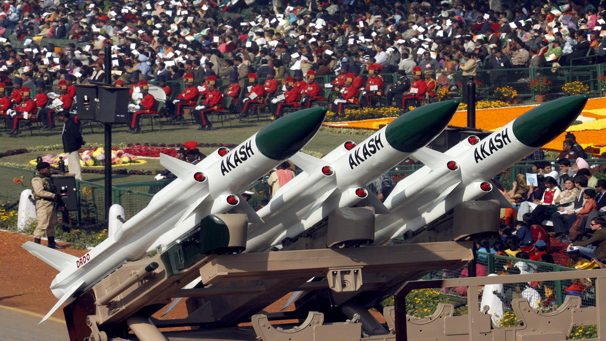 India's Akash missiles, mounted on a truck, are displayed during the Republic Day parade in New Delhi on 26 January 2007. Reuters (Image used for representational purpose) India's Akash missiles, mounted on a truck, are displayed during the Republic Day parade in New Delhi on 26 January 2007. Reuters (Image used for representational purpose)