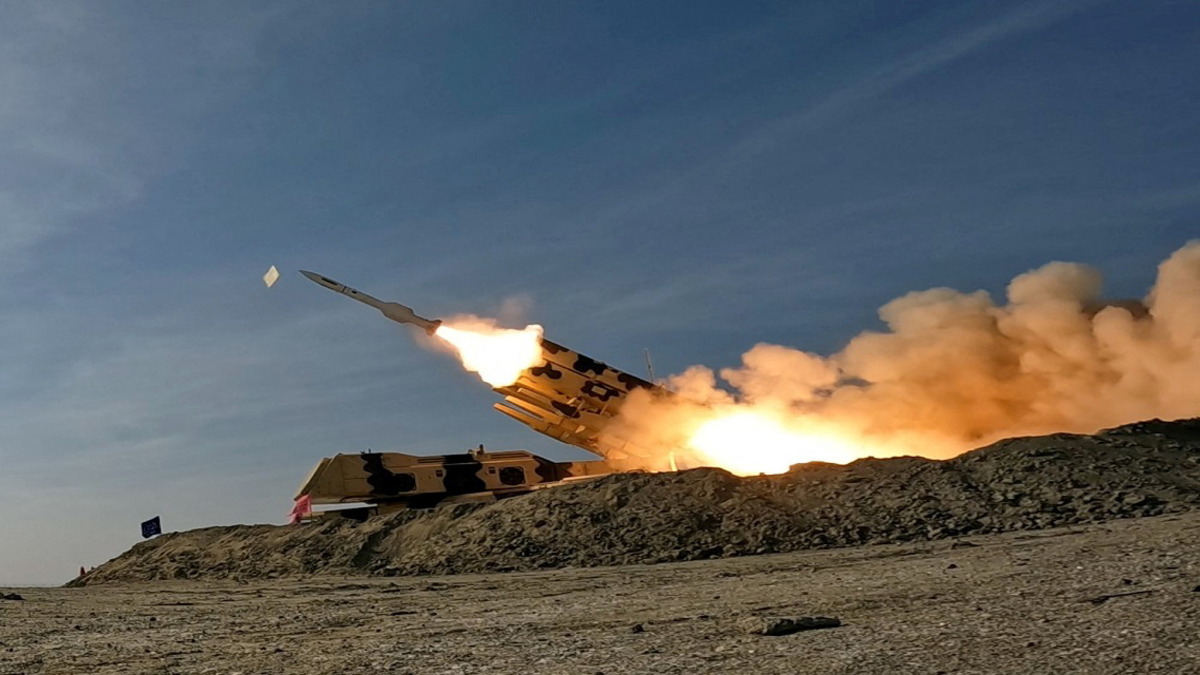 A missile is launched during a military exercise in an undisclosed location in the south of Iran, in this handout image obtained on 19 January 2024. Reuters File Photo A missile is launched during a military exercise in an undisclosed location in the south of Iran, in this handout image obtained on 19 January 2024. Reuters File Photo