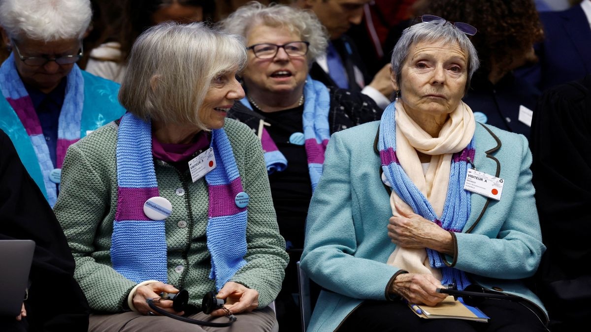 Who are the elderly Swiss women behind the climate court case win?