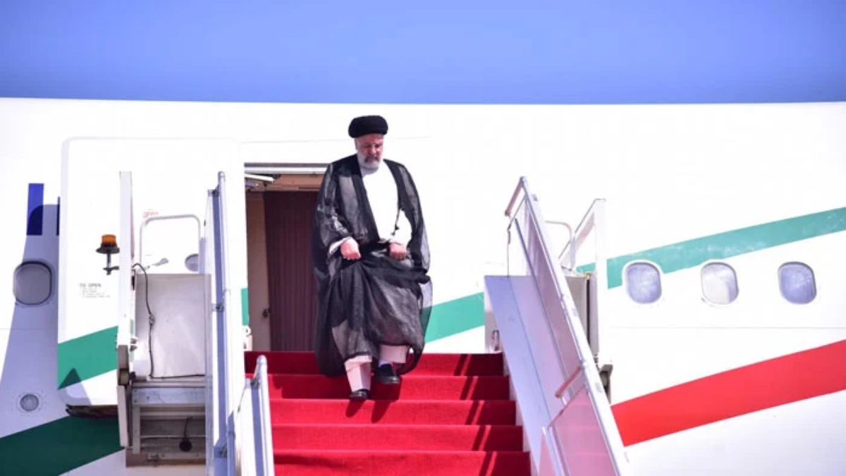 Iranian President Seyyed Ebrahim Raisi arrives in Islamabad. Source: Pakistani Foreign Office Iranian President Seyyed Ebrahim Raisi arrives in Islamabad. Source: Pakistani Foreign Office