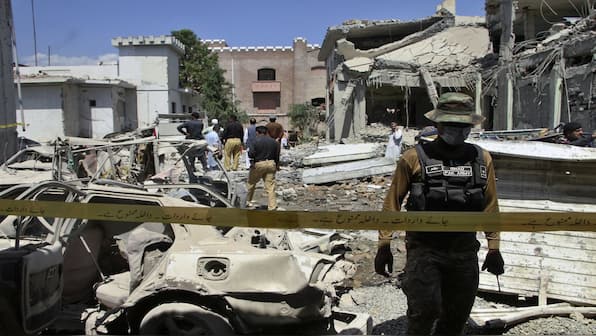 How many terror attacks have Pakistan witnessed in first three months of the year?