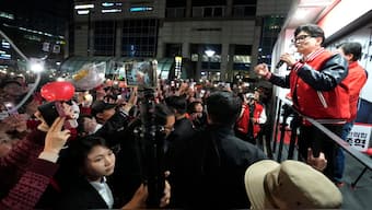 Voters in South Korea are driven by a number of problems as they head to the polls on Wednesday to choose a new 300-member parliament. AP