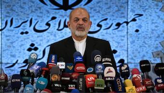 Iranian interior minister Ahmad Vahidi. AP.