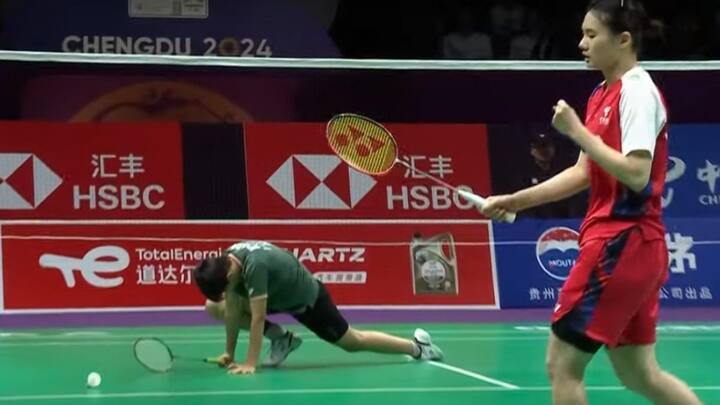 Thomas & Uber Cup 2024: India women lose 0-5 to China as Anmol Kharb is forced to retire