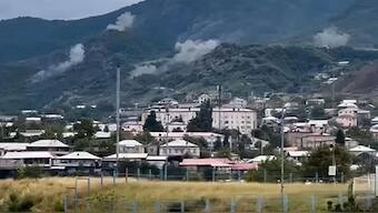 The inhabitants of neighboring Armenian villages protested last week when the two nations reaffirmed their intention to move forward with border delimitation in the region using maps from the Soviet era Image Courtesy AFP