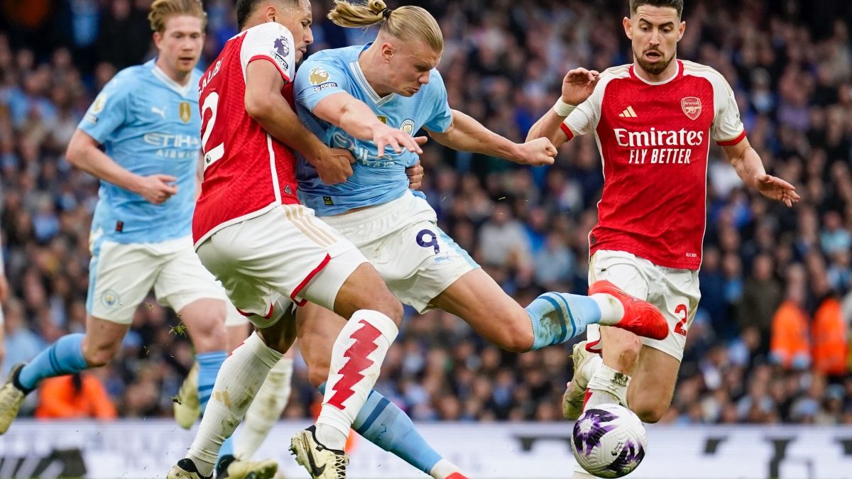 Manchester City had the larger share of possession but couldn't produce anything of note against Arsenal in the Premier League. AP Manchester City had the larger share of possession but couldn't produce anything of note against Arsenal in the Premier League. AP