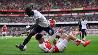 Premier League leaders Arsenal had held Tottenham Hotspur to a 2-2 draw the last time the north London rivals met. Reuters
