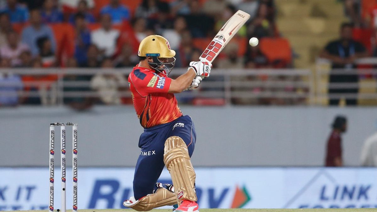 Punjab Kings' Ashutosh Sharma smashed Jasprit Bumrah for a sweep shot six in PBKS' defeat to Mumbai Indians. AP Punjab Kings' Ashutosh Sharma smashed Jasprit Bumrah for a sweep shot six in PBKS' defeat to Mumbai Indians. AP