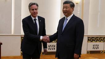 US Secretary of State Antony Blinken meets with Chinese President Xi Jinping. FILE/REUTERS.
