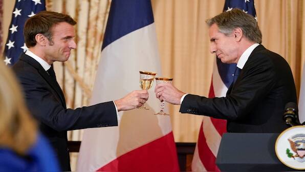 US Secretary of State Blinken to meet French President Macron in Paris for talks on Ukraine, Gaza