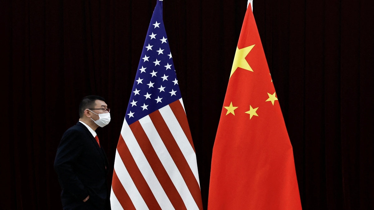 A man walks past the national flags of China and the US before a meeting between China's Vice Premier He Lifeng and US Treasury Secretary Janet Yellen at the Guangdong Zhudao Guest House, in Guangzhou, Guangdong province, China, on 6 April, 2024. Reuters File A man walks past the national flags of China and the US before a meeting between China's Vice Premier He Lifeng and US Treasury Secretary Janet Yellen at the Guangdong Zhudao Guest House, in Guangzhou, Guangdong province, China, on 6 April, 2024. Reuters File
