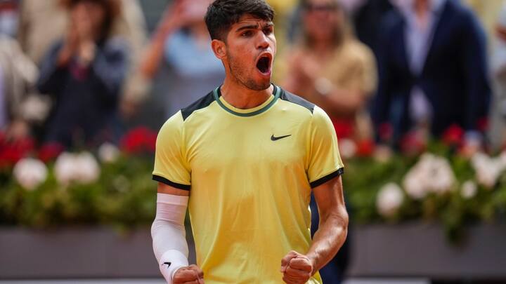 Madrid Open: Carlos Alcaraz passes 'test of fire', Aryna Sabalenka survives