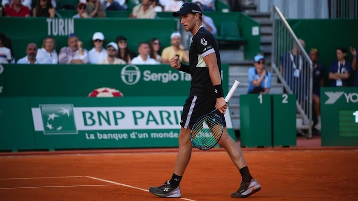 Monte Carlo Masters: Casper Ruud ends Novak Djokovic jinx to set up Stefanos Tsitsipas title clash
