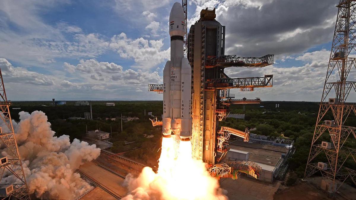 (File) India made history on August 23, 2023, when it became the first nation to successfully land a craft close to the moon's south pole (File) India made history on August 23, 2023, when it became the first nation to successfully land a craft close to the moon's south pole
