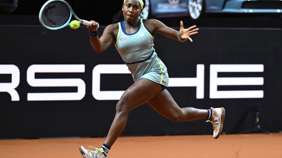 Coco Gauff beat Sachia Vickery in the first round in Stuttgart AP Coco Gauff beat Sachia Vickery in the first round in Stuttgart AP