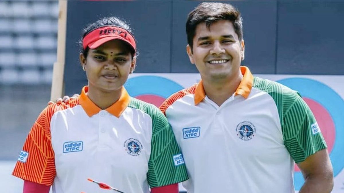 Abhishek Verma and Jyothi Surekha Vennam will represent India in mixed archery event at Paris Olympics. Image: SAI Abhishek Verma and Jyothi Surekha Vennam will represent India in mixed archery event at Paris Olympics. Image: SAI