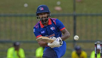 File image of Nepal all-rounder Dipendra Singh Airee. AFP