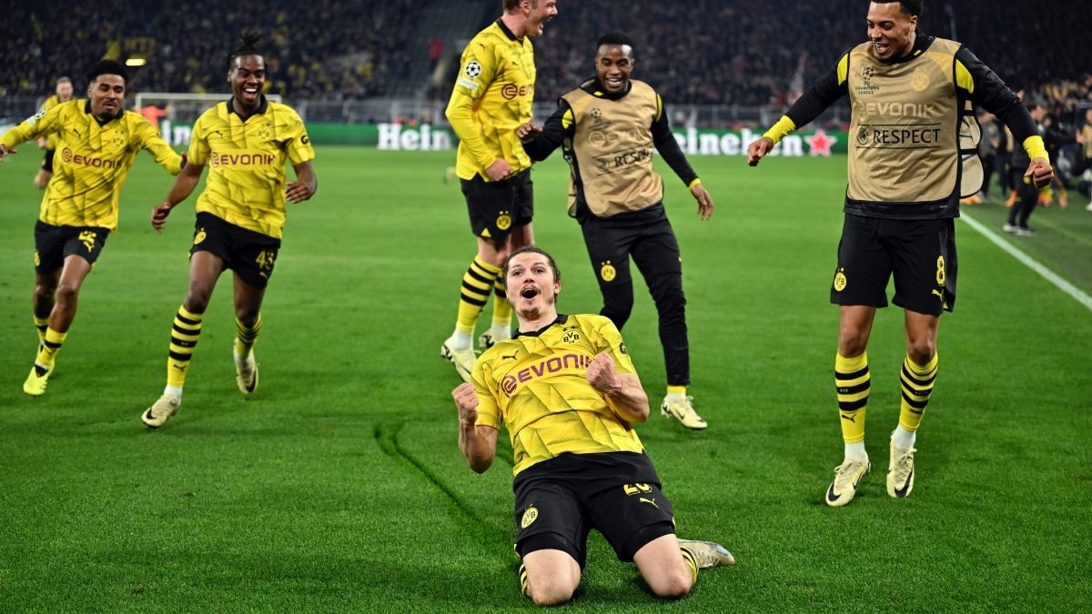 UEFA Champions League: Borussia Dortmund sink Atletico Madrid, book  semi-finals berth – Firstpost