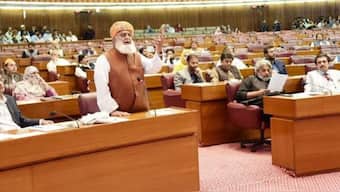 Pakistan's national assembly opposition leader and Jamiat Ulema-e-Islam Fazl (JUI-F) Maulana Fazlur Rehman. Source: X/@KhawajaAslam88