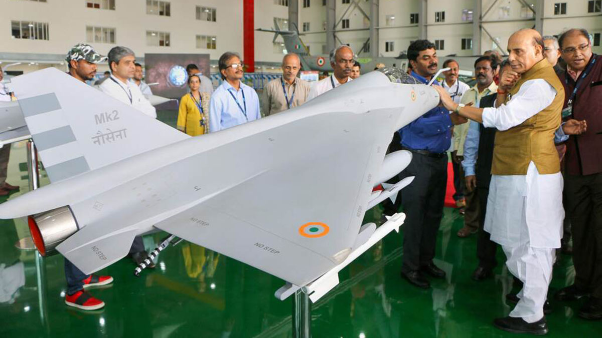 (File) Defence Minister Rajnath Singh visits an exhibition displaying indigenously developed defence equipments and platforms by DRDO and HAL in Bengaluru. PTI (File) Defence Minister Rajnath Singh visits an exhibition displaying indigenously developed defence equipments and platforms by DRDO and HAL in Bengaluru. PTI