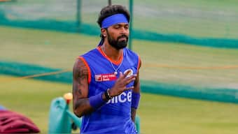 Hardik Pandya's spot in India's T20 World up squad was debated intensely at the selection committee meeting in Ahmedabad. PTI 