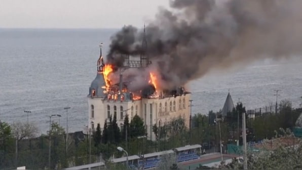 Watch: ‘Harry Potter’ castle destroyed in Russian missile attack in Ukraine