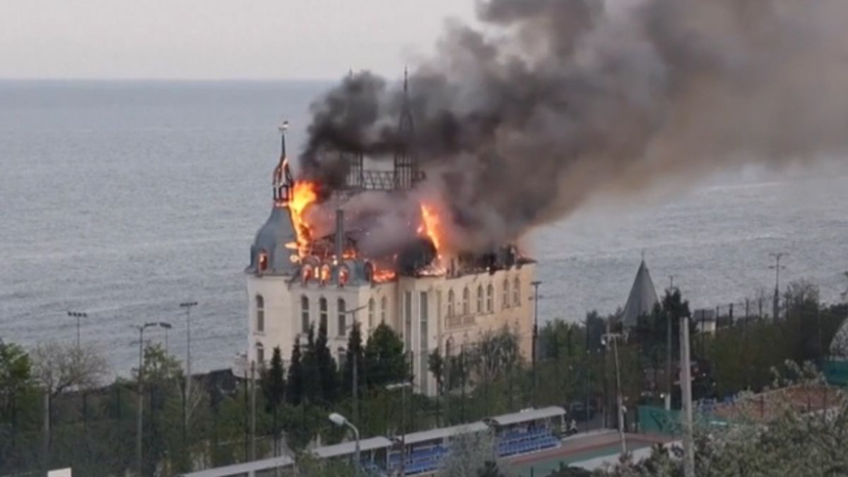 Watch: ‘Harry Potter’ castle destroyed in Russian missile attack in Ukraine Watch: ‘Harry Potter’ castle destroyed in Russian missile attack in Ukraine