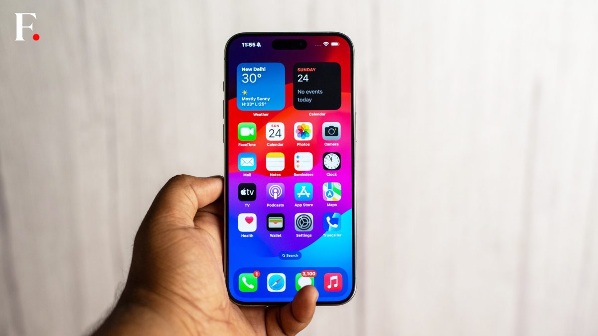 iPhone 15 Pro Max. Soon, iPhones made in India may feature India-made semicon chips. Image Credit: Firstpost | Mehul Reuben Das iPhone 15 Pro Max. Soon, iPhones made in India may feature India-made semicon chips. Image Credit: Firstpost | Mehul Reuben Das