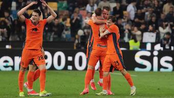 Inter Milan scored in stoppage time to remain on course for the Serie A title with ease. AP