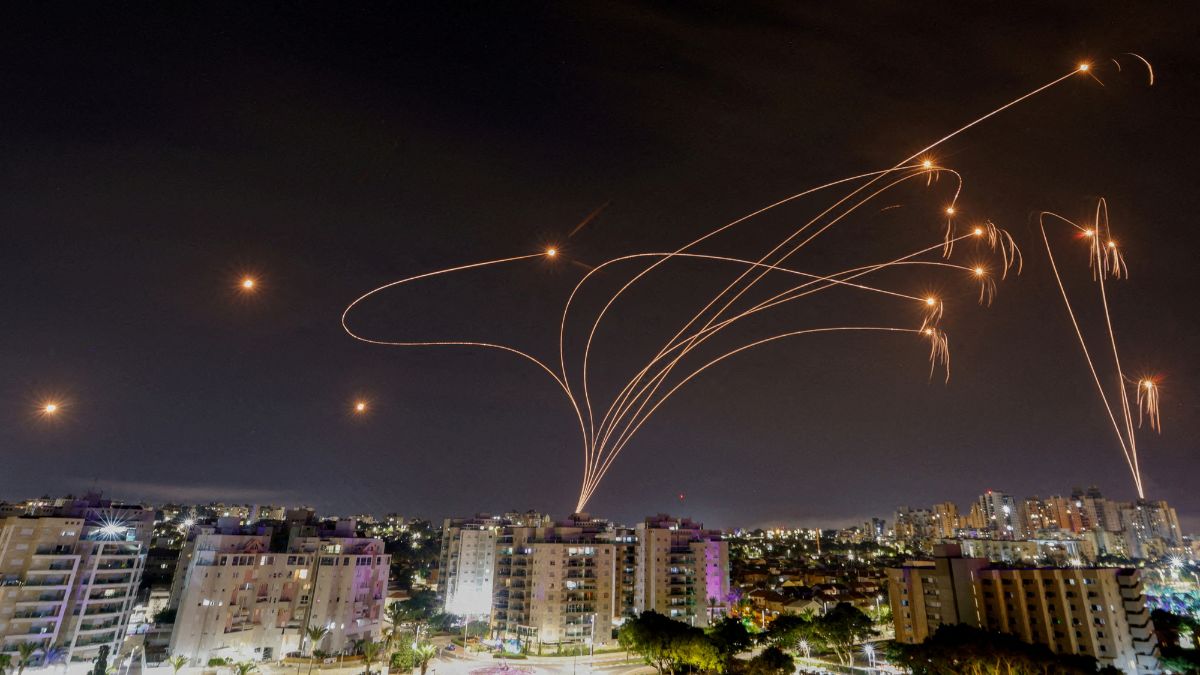 Israel's Iron Dome anti-missile system is seen intercepting rockets launched from the Gaza Strip | Source: Reuters Israel's Iron Dome anti-missile system is seen intercepting rockets launched from the Gaza Strip | Source: Reuters